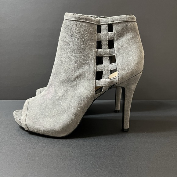 Nine West Shoes - Nine West The Moment Heels Women's Size 10M Gray Suede Luxury Minimalist